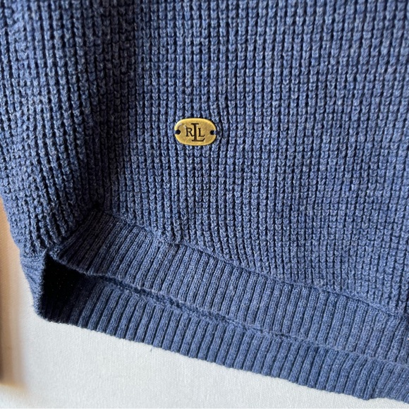 Lauren Ralph Lauren Blue Hoodie Sweatshirt - Picture 3 of 8